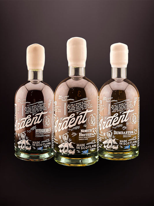 The Ardent Trio – An Extraordinary 3 Bottle Whisky Release